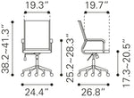 Silla de Oficina Auction - Negro