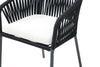Set de 4 Sillas para Exterior Lumina - Negro