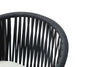 Set de 4 Sillas para Exterior Lumina - Negro