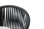 Set de 4 Sillas para Exterior Lumina - Negro