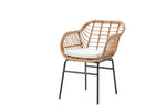 Set de 4 Sillas para Exterior Karelia - Cafe
