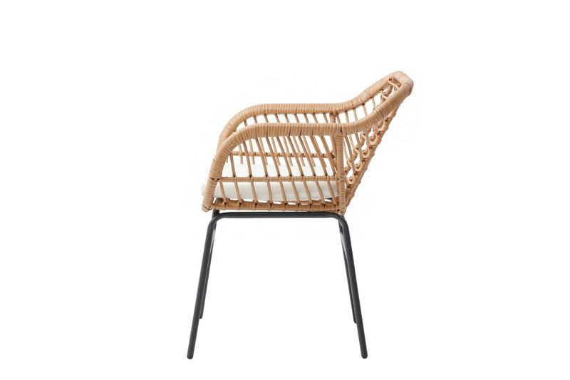 Set de 4 Sillas para Exterior Karelia - Cafe