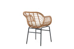 Set de 4 Sillas para Exterior Karelia - Cafe