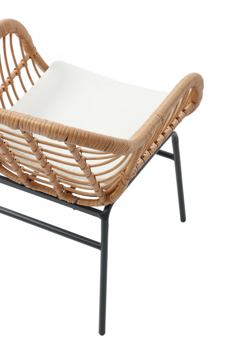 Set de 4 Sillas para Exterior Karelia - Cafe