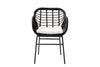 Set de 4 Sillas para Exterior Karelia - Negro