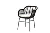 Set de 4 Sillas para Exterior Karelia - Negro
