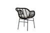 Set de 4 Sillas para Exterior Karelia - Negro