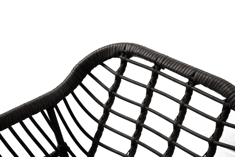 Set de 4 Sillas para Exterior Karelia - Negro