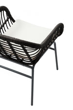 Set de 4 Sillas para Exterior Karelia - Negro