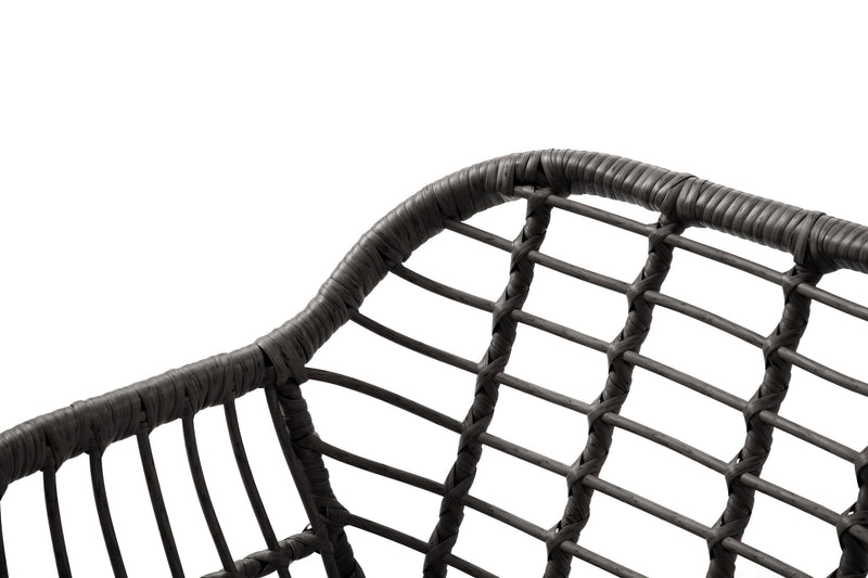 Set de 4 Sillas para Exterior Karelia - Negro
