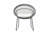 Set de 4 Sillas para Exterior Jaspis - Gris