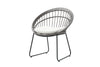 Set de 4 Sillas para Exterior Jaspis - Gris