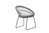 Set de 4 Sillas para Exterior Jaspis - Gris