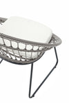 Set de 4 Sillas para Exterior Jaspis - Gris