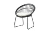 Set de 4 Sillas para Exterior Jaspis - Negro