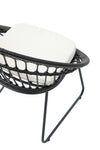 Set de 4 Sillas para Exterior Jaspis - Negro