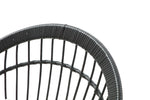 Set de 4 Sillas para Exterior Jaspis - Negro