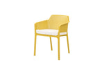 Set de 4 Sillas para Exterior Fenix - Amarillo
