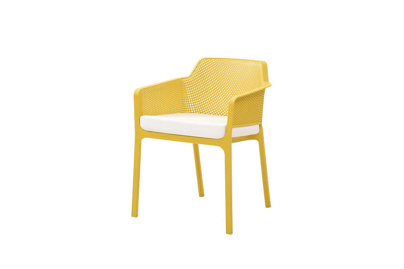 Set de 4 Sillas para Exterior Fenix - Amarillo