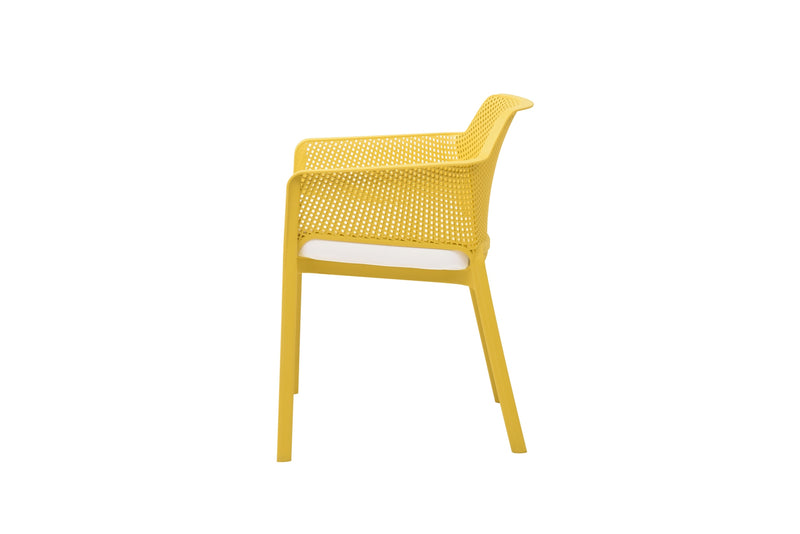 Set de 4 Sillas para Exterior Fenix - Amarillo
