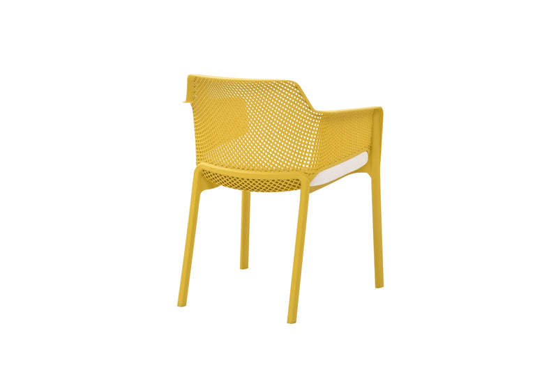 Set de 4 Sillas para Exterior Fenix - Amarillo