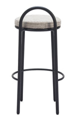 Banco de Bar Sisal - Negro