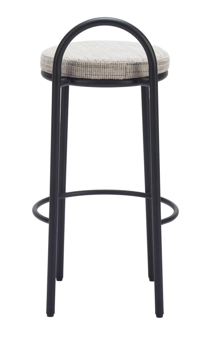 Banco de Bar Sisal - Negro
