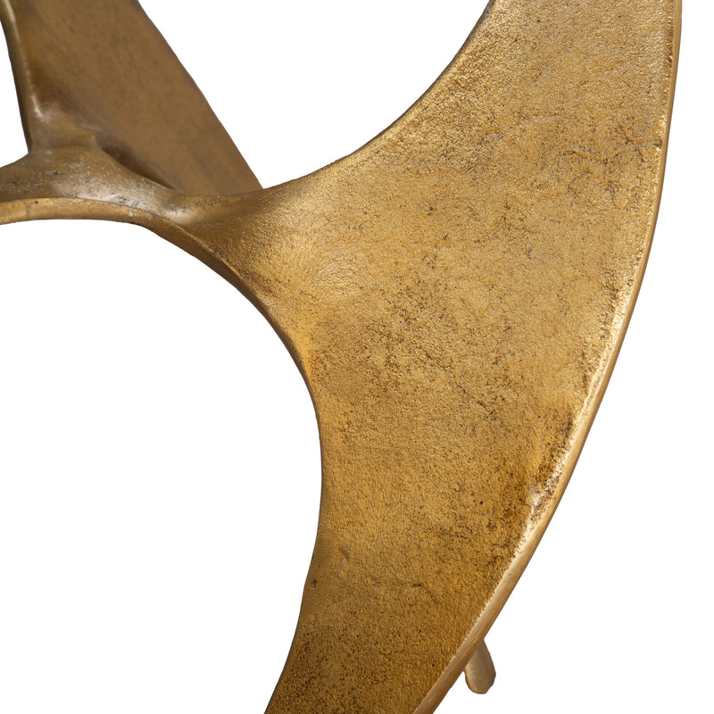 Mesa Lateral Sabel - Bronce