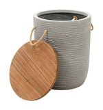 Mesa Lateral Exterior Biban - Gris