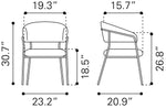 Silla de Comedor Josephine - Blanco
