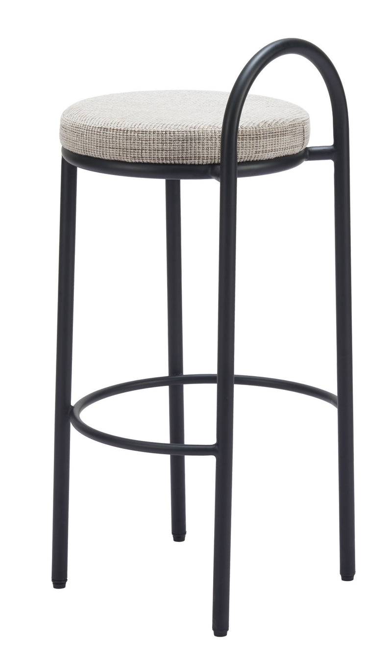 Banco de Bar Sisal - Negro