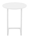 Mesa Lateral Exterior Noga - Blanco