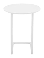 Mesa Lateral Exterior Noga - Blanco