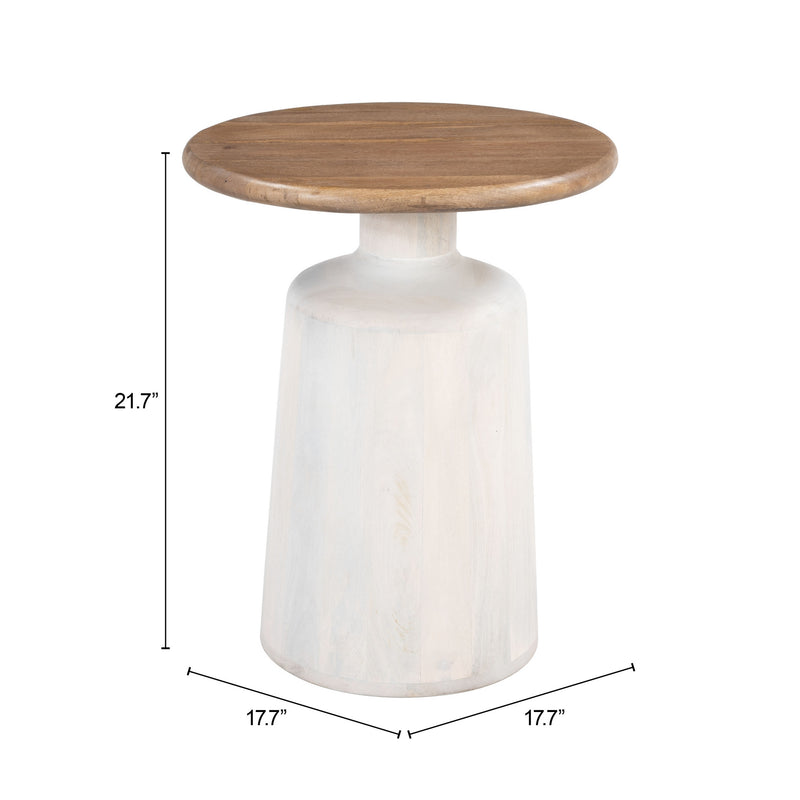 Mesa Lateral Goblet - Blanco