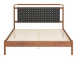 Cama Queen Size Netz - Nogal