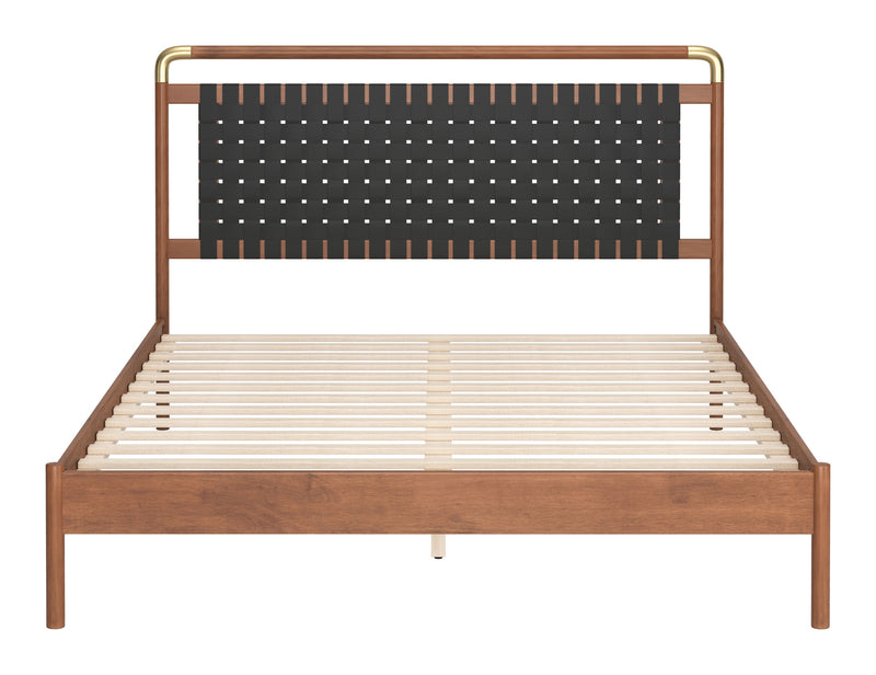 Cama Queen Size Netz - Nogal