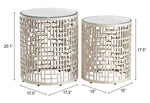 Mesa Lateral Reden - Plateado