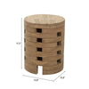 Mesa Lateral Exterior Mado - Natural