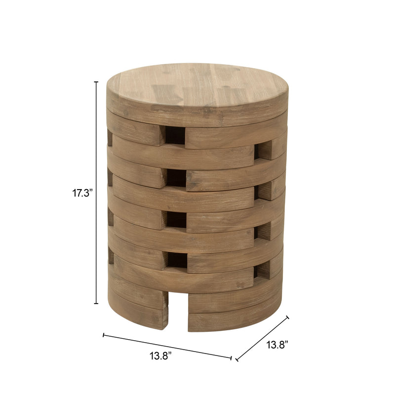 Mesa Lateral Exterior Mado - Natural