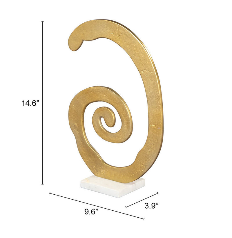 Accesorio Decorativo Spiral - Dorado