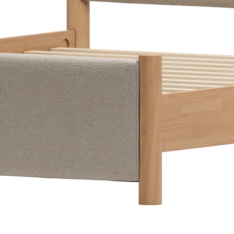 Cama King Size Hadi - Natural