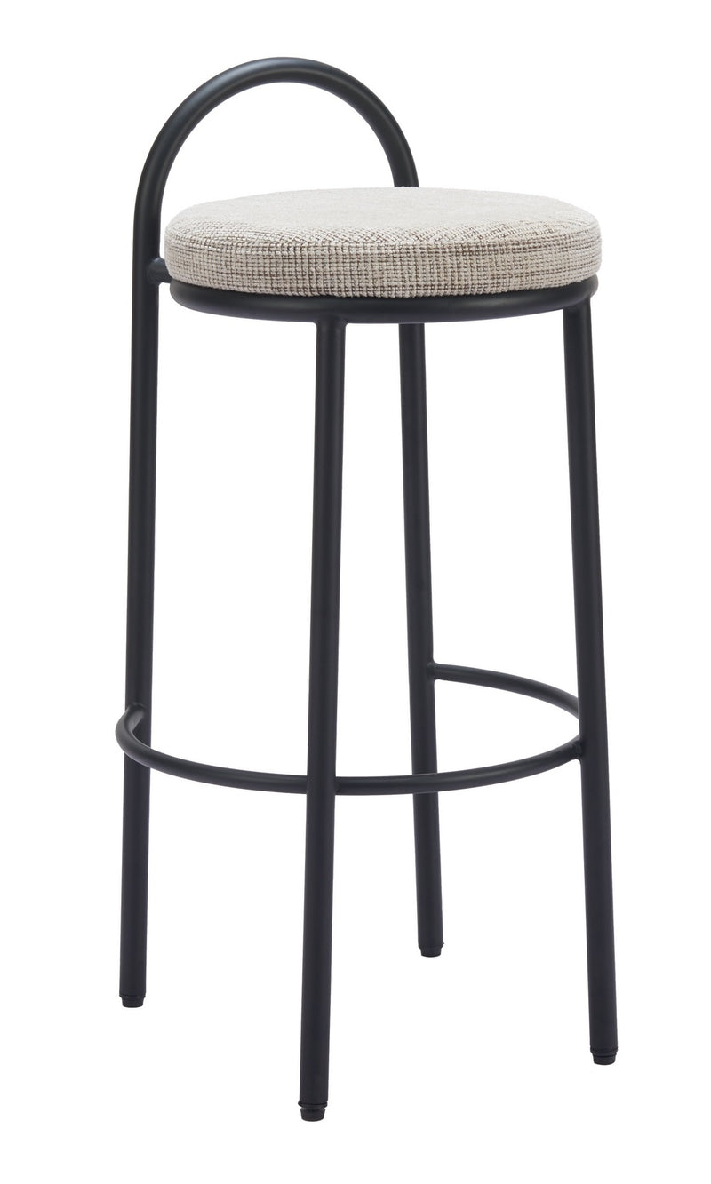 Banco de Bar Sisal - Negro