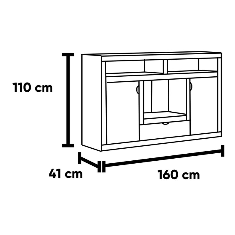 Mesa de TV Denver - Nogal
