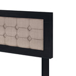 Cabecera King Size Jennifer - Negro