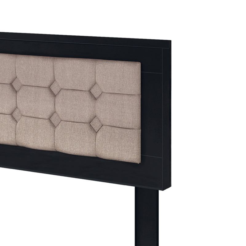 Cabecera King Size Jennifer - Negro