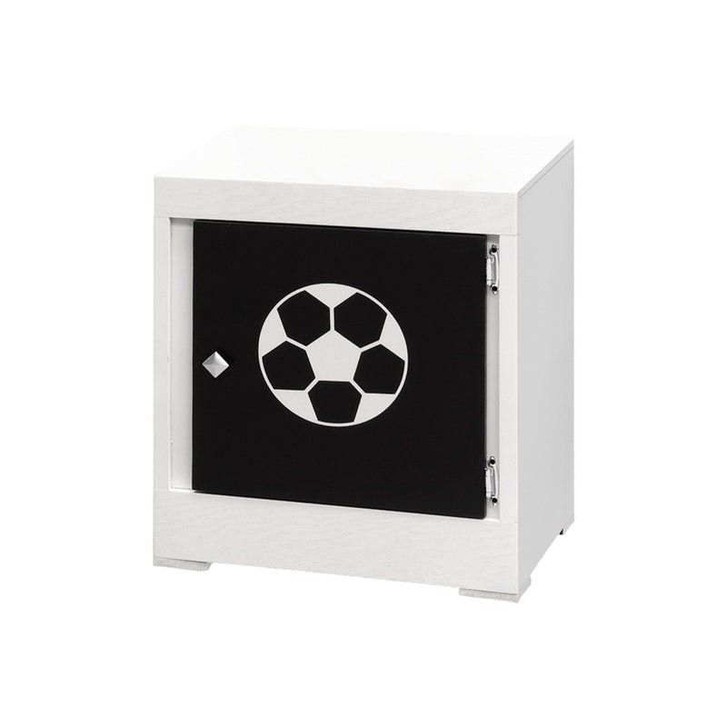 Recamara Matrimonial Soccer 5 Piezas - Blanco