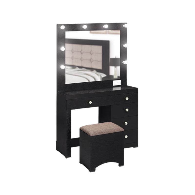 Recamara Matrimonial Jennifer 5 Piezas - Negro