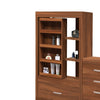 Recamara King Size Toscana 5 Piezas - Nogal