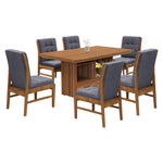 Comedor 6 Sillas Ambar - Nogal