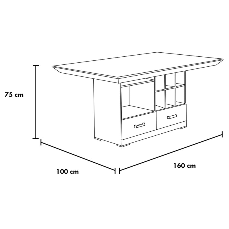 Comedor 6 Sillas Ambar - Nogal